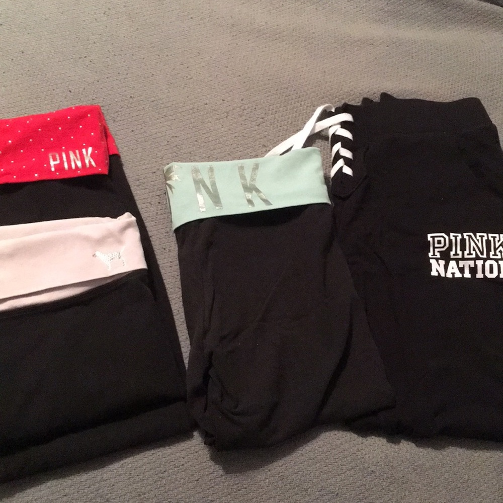 Lot of Victoria’s Secret and PINK bottoms, size M
